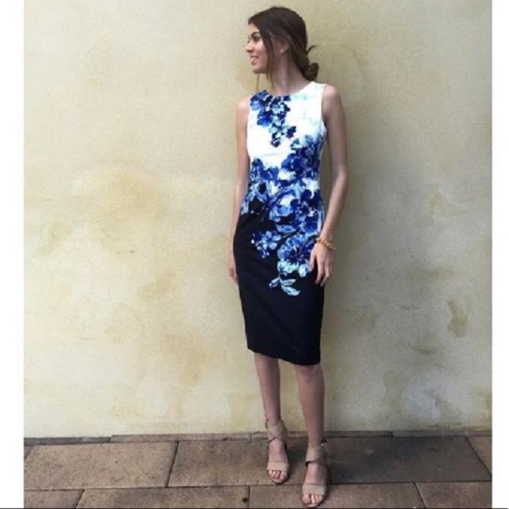 Anthropologie by Maeve Blue Pencil Dress